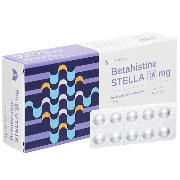 Betahistine 16mg Stella (H/100v) - Viên nén hỗ trợ điều trị hội chứng Ménière & chóng mặt tiền đình hiệu quả